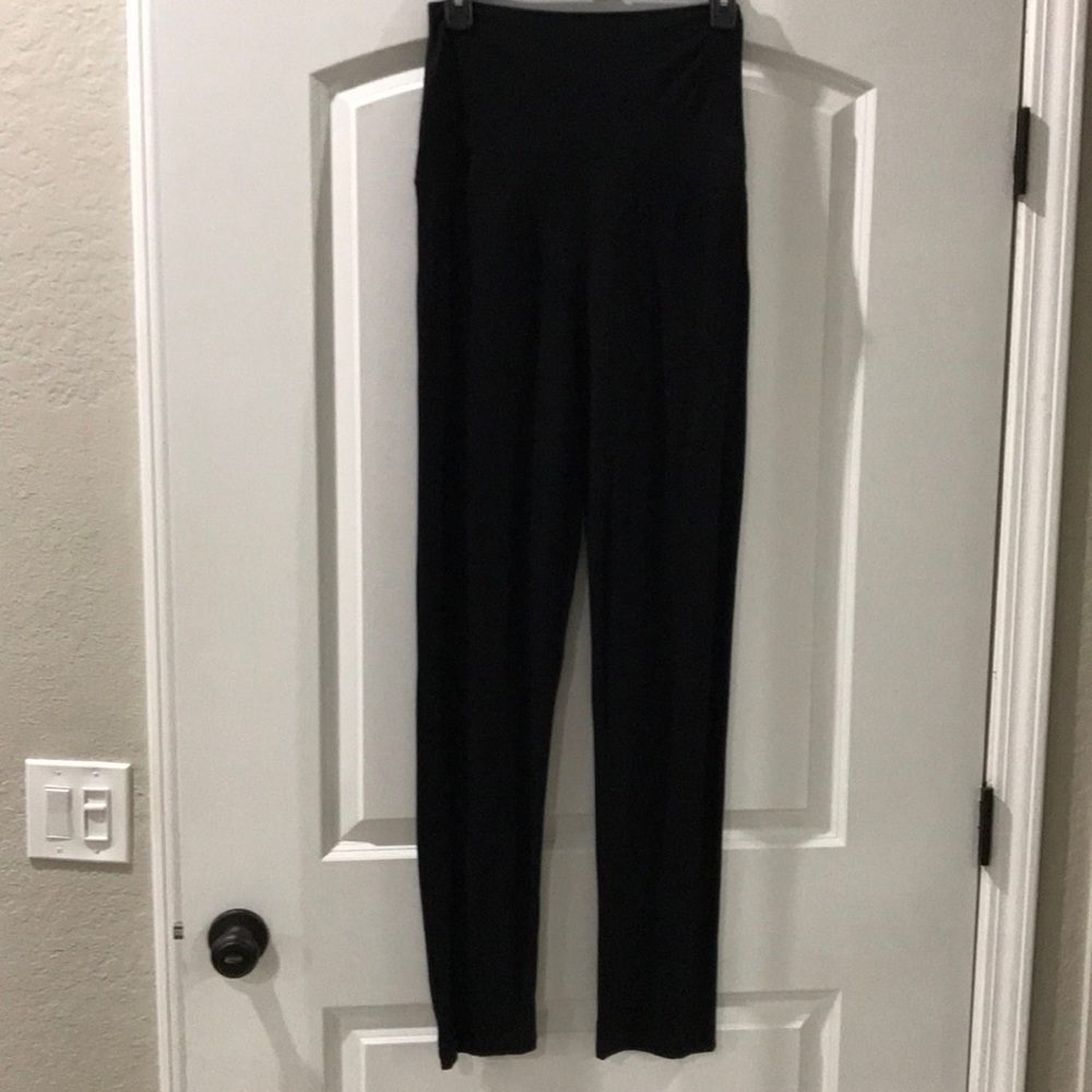 Black maternity stretch pants